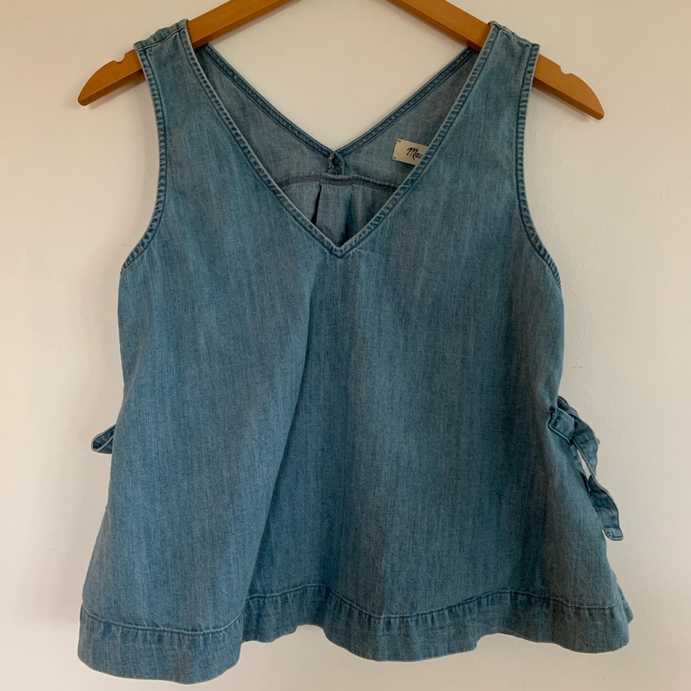 Madewell Lightweight Chambray Tank Top